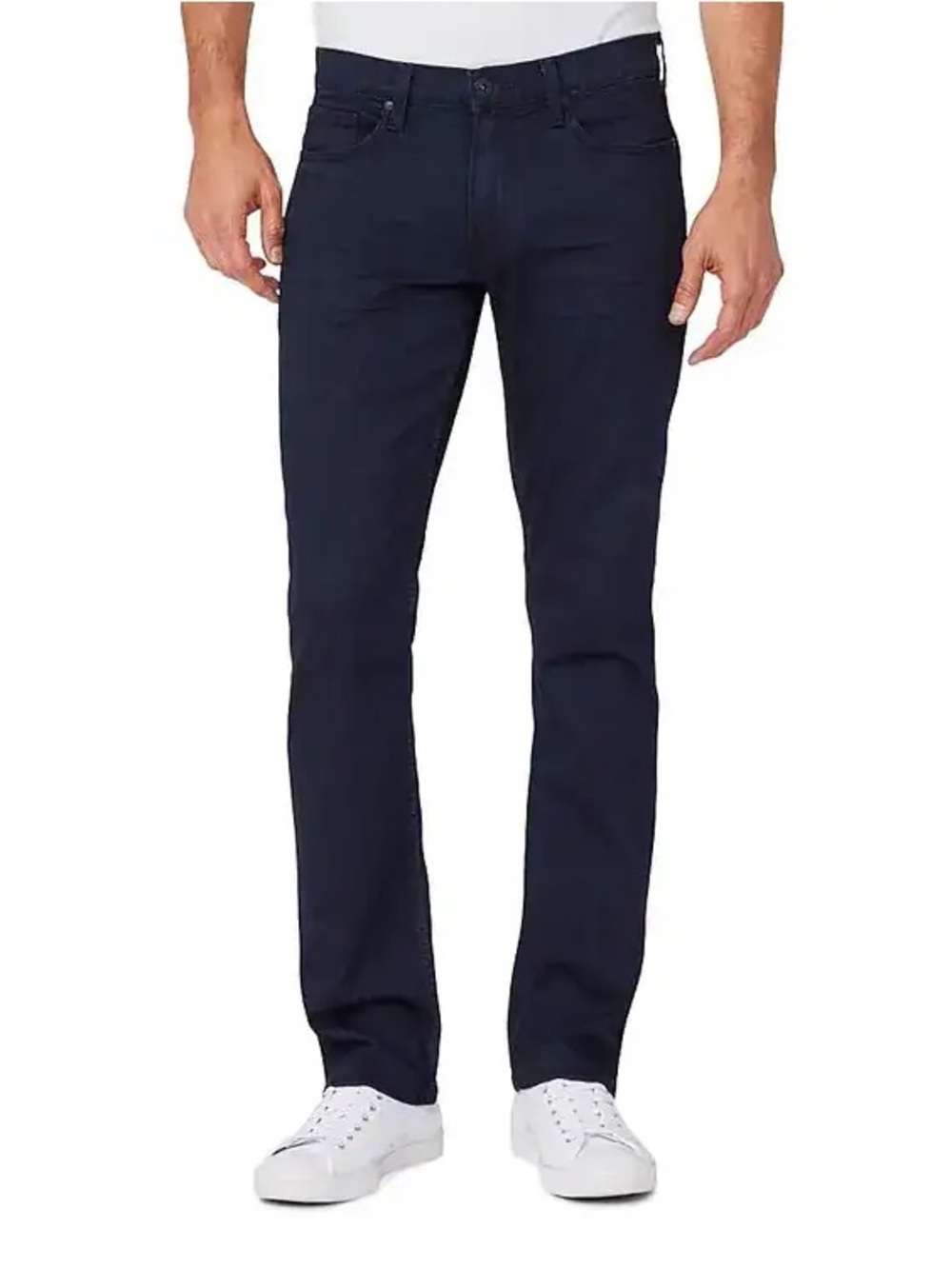 PAIGE Men's Normandie Slim-Straight Jeans Navy XLONG 34”x36”